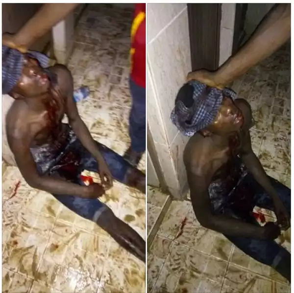 Thief Left Bloodied By Students After Trying To Steal Laptop In ABU Zaria Graphic Photos